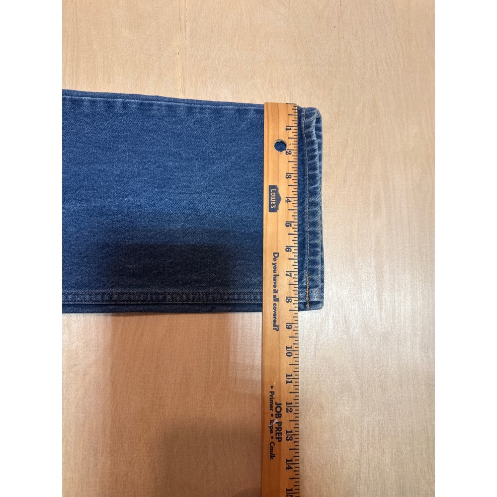 Vintage L.L.Bean Women's Jeans 14 Regular Original Fit Blue Denim Straight Leg - Picture 7 of 8